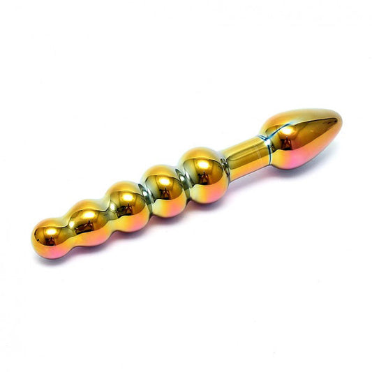 Laila Multi-Colored Glass Anal Probe Double-Ended Design