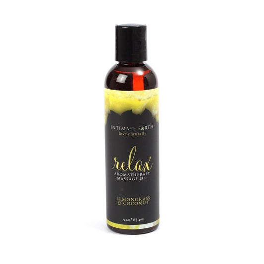 Intimate Earth Lemongrass Coconut Massage Oil 120ml