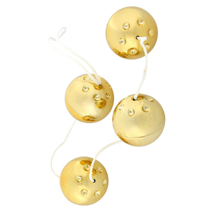 Seven Creations 4 Gold Vibro Ben Wa Balls