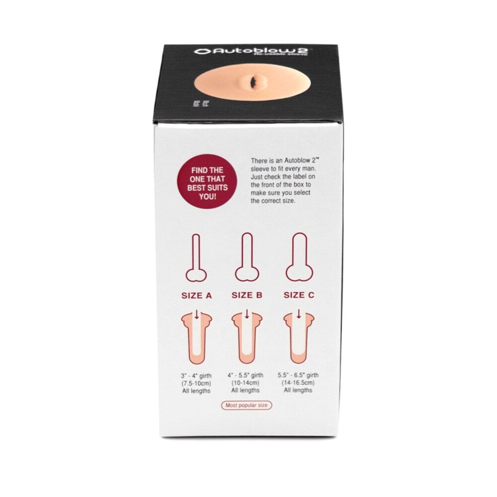 Autoblow 2 Masturbator Mouth Sleeve A Size Guide