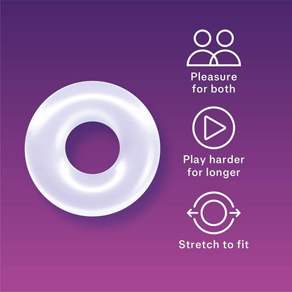 Durex Clear Super Stretchy Pleasure Cock Ring