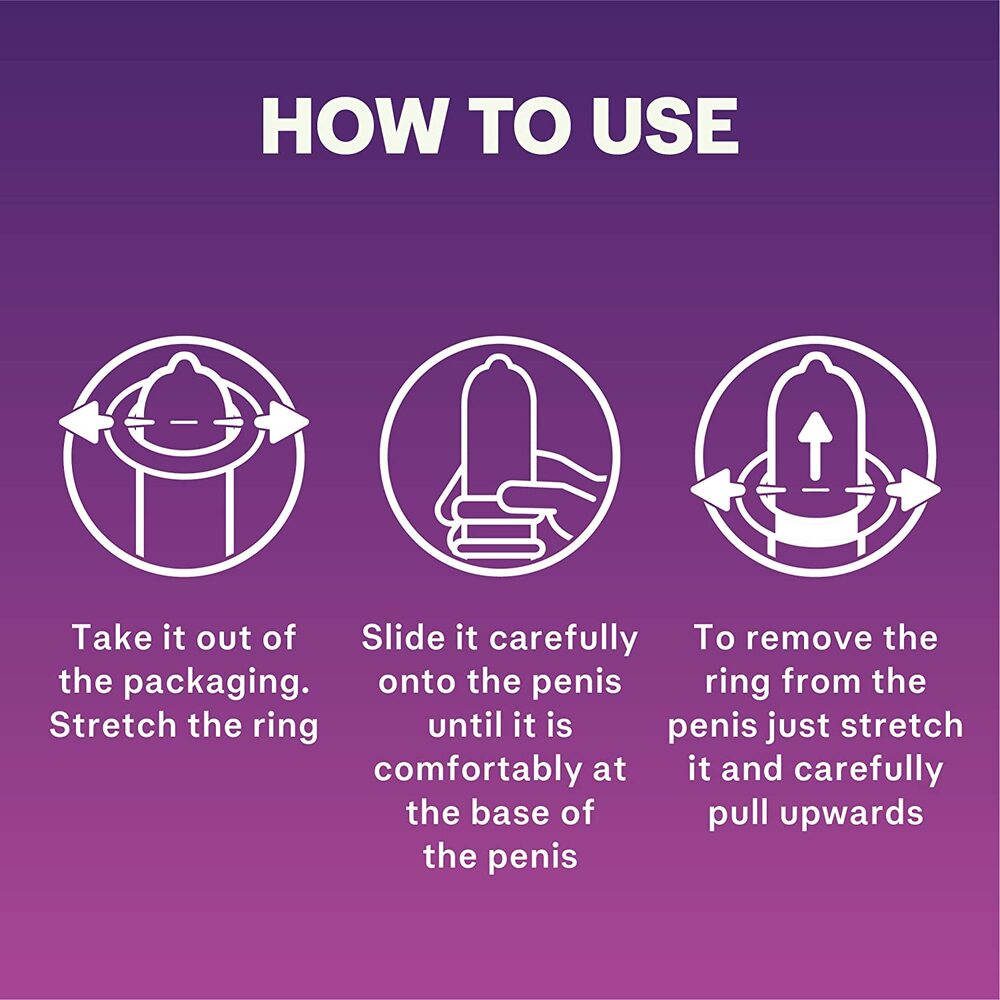 Durex Clear Super Stretchy Pleasure Cock Ring