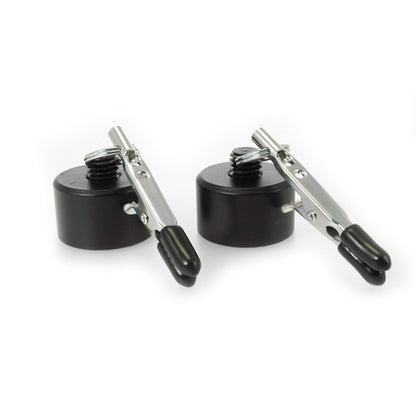 Sensational Metal Black Nipple Clamps with Weights