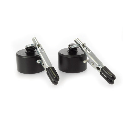 Sensational Metal Black Nipple Clamps with Weights