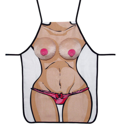 Chef's Delight Pink Boobs Apron with Cushioned Design