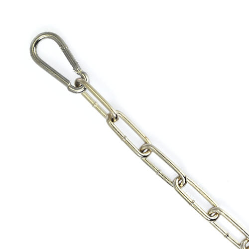 Rimba Silver Stainless Steel Chain with Welded Hooks 200cm