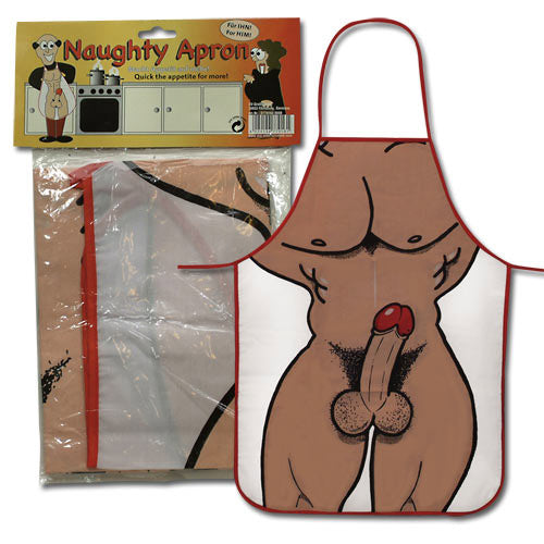 Cheeky Chef Black Naughty Apron for Cooking and Entertaining