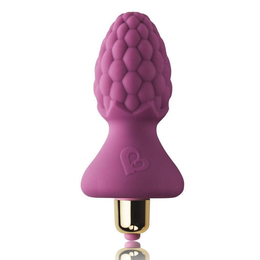 Rocks Off Purple 7 Speed AssBerries Raspberry Butt Plug

