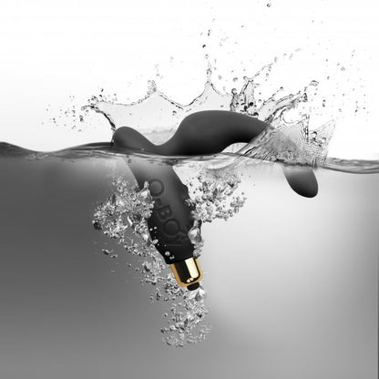 Rocks Off Black O-Boy 7 Prostate Massager with Vibrations