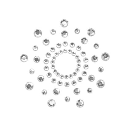 Bijoux Indiscrets Mimi Silver Rhinestone Pasties 