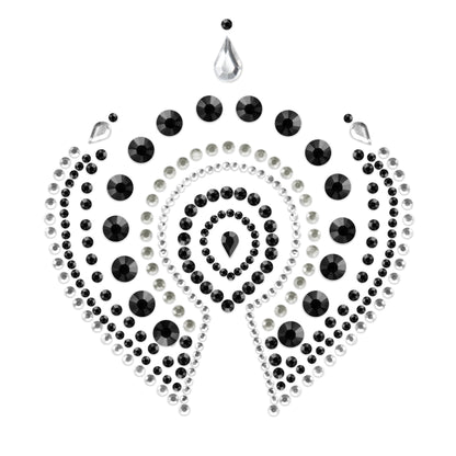 Bijoux Indiscrets Flamboyant Rhinestone Black Silver Jewellery design 1