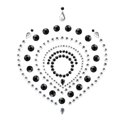 Bijoux Indiscrets Flamboyant Rhinestone Black Silver Jewellery design 2