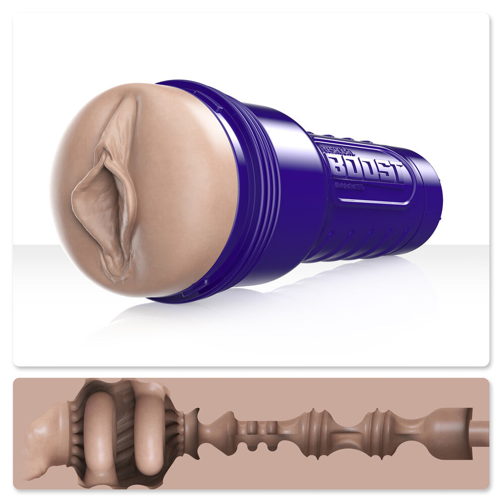 Fleshlight Metallic Blue Boost Bang Male Masturbator