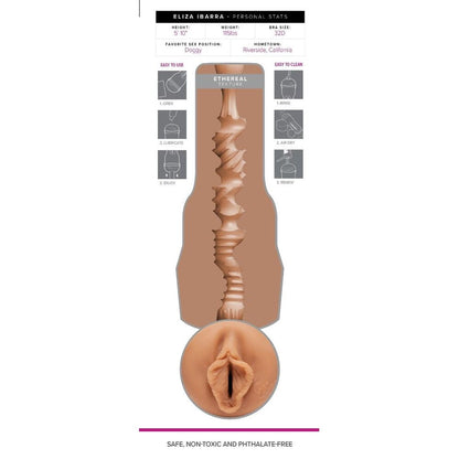 Eliza Ibarra Pearl White Ethereal Texture Fleshlight Girls