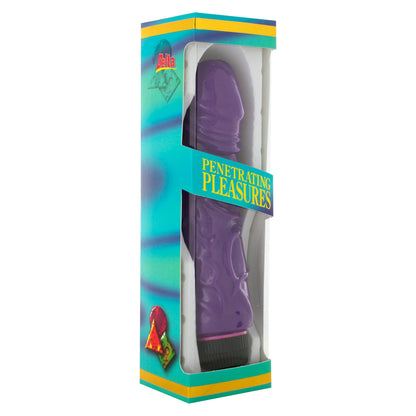 Vibrant Pleasures Purple Vibrator with Multi-Speed Vibrations