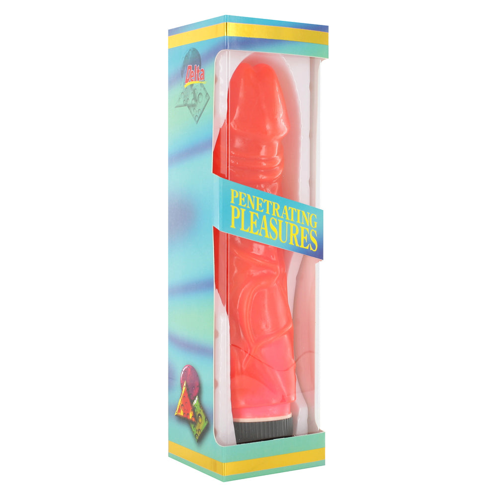 Sparkle Pleasures Pink Jelly Vibrator Multi-Speed Vibration