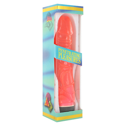 Sparkle Pleasures Pink Jelly Vibrator Multi-Speed Vibration