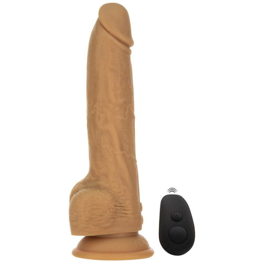 Naked Attraction Caramel 9 Inch Realistic Dildo with Remote