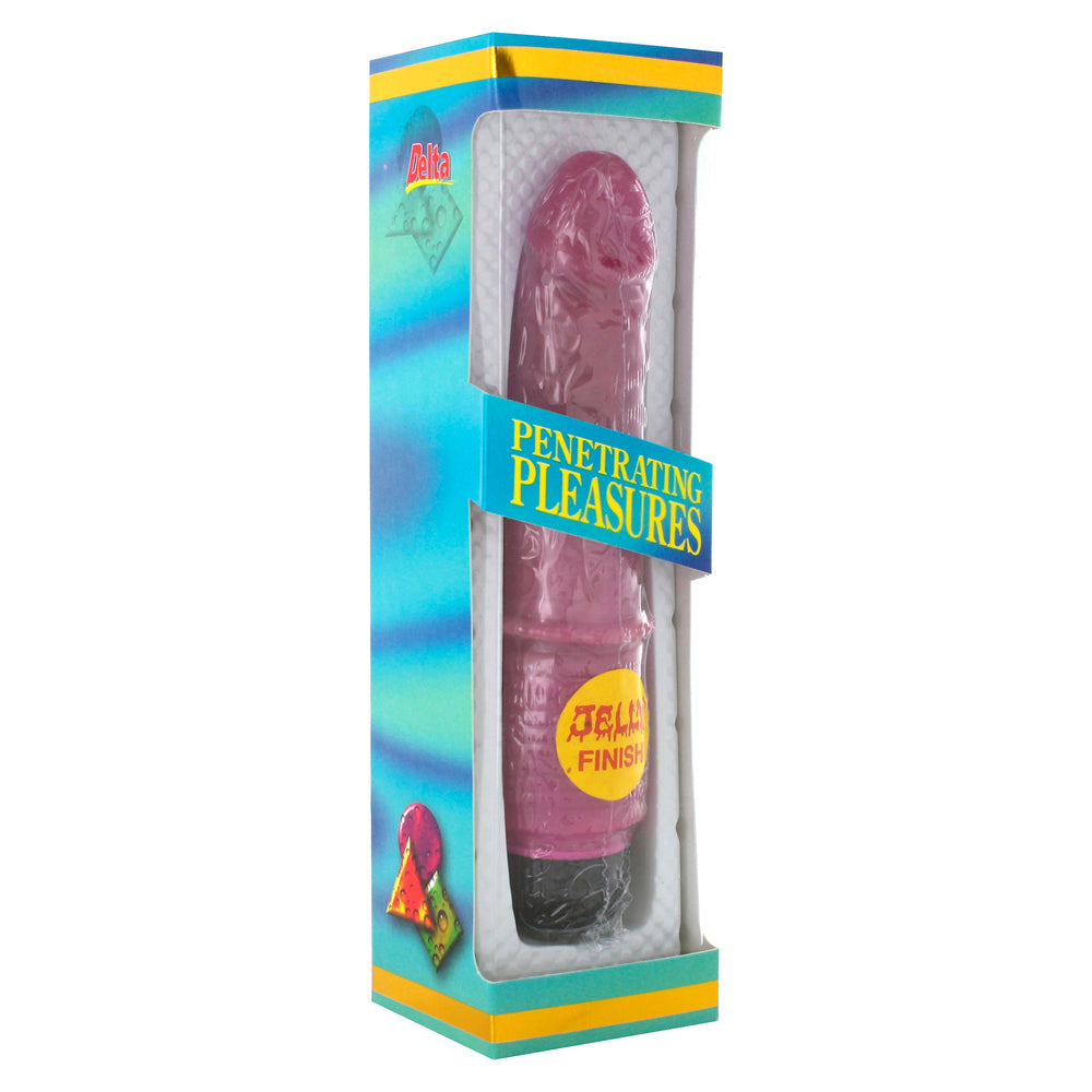 Pleasure Paradise Purple Jelly Vibrator Multi-Speed Flexible