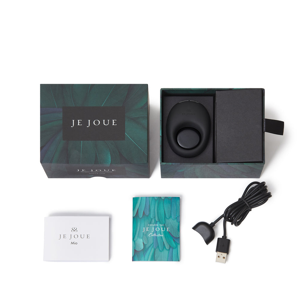 Je Joue Mio Black Rechargeable Cockring
