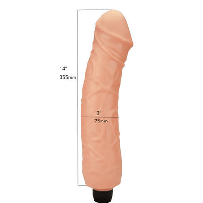 King Kong Flesh-Colored 14 Inch Multi-Speed Vibrator