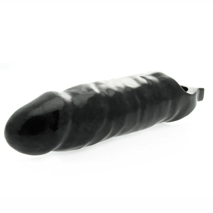 Black Mamba XL Black Penis Sleeve with Raised Pleasure Nubs