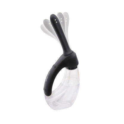 AquaClean Black Rechargeable Auto Douche with 10 Vibration Patterns