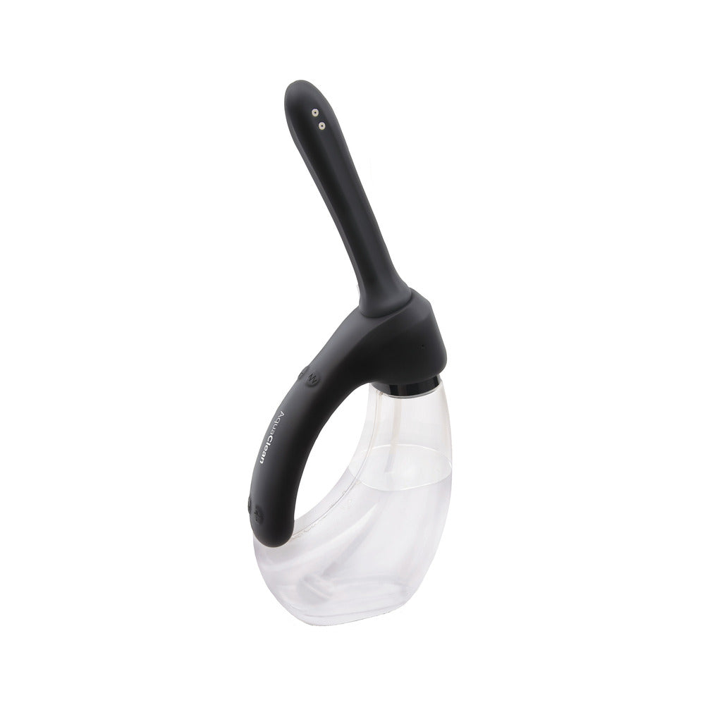 AquaClean Black Rechargeable Auto Douche with 10 Vibration Patterns
