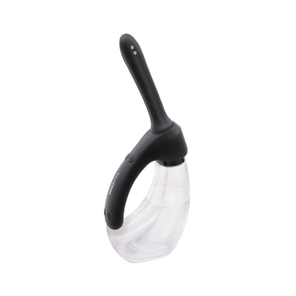 AquaClean Black Rechargeable Auto Douche with 10 Vibration Patterns