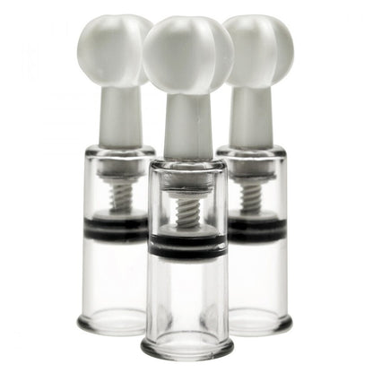 Max Pleasure Pink Clit and Nipple Triple Sucker Set