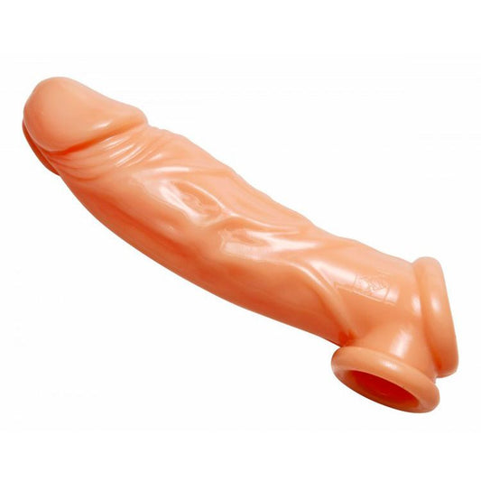 Ultimate Realistic Flesh 8 Inch Penis Enhancer and Ball Stretcher