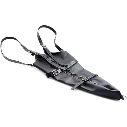 Strict Black Faux Leather Full Sleeve Arm Binder