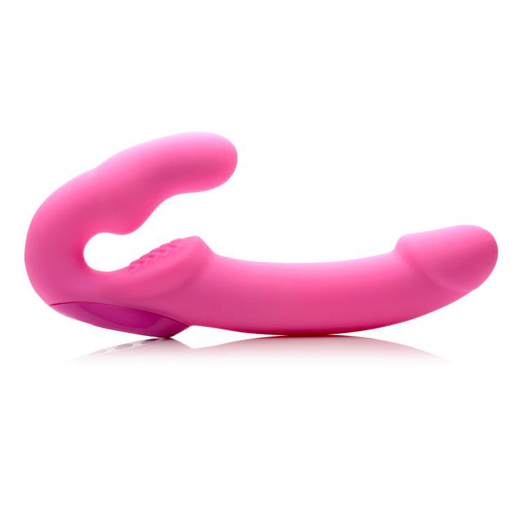 Strap U Urge Purple Rechargeable Strapless Strap On with Remote