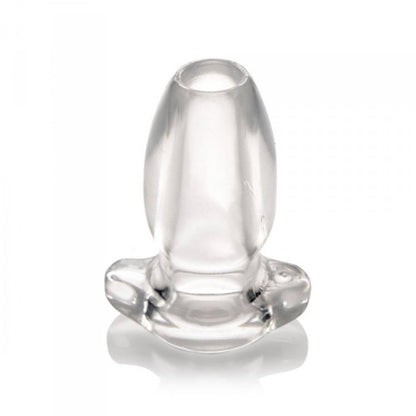 Master Series Black Peephole Hollow Anal Plug for Beginners