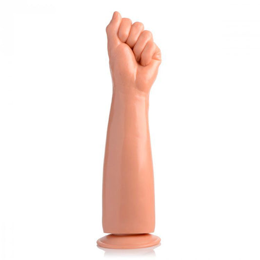 Master Series Black Clenched Fist Dildo with Suction Cup