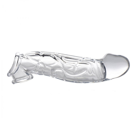 Size Matters Clear 2 Inch Realistic Penis Extender Sleeve