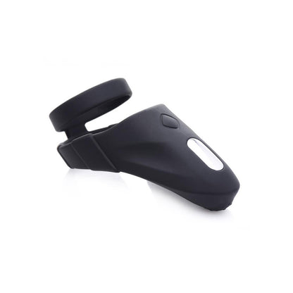 Trinity Blue Rechargeable Silicone Cock Ring with Vibration