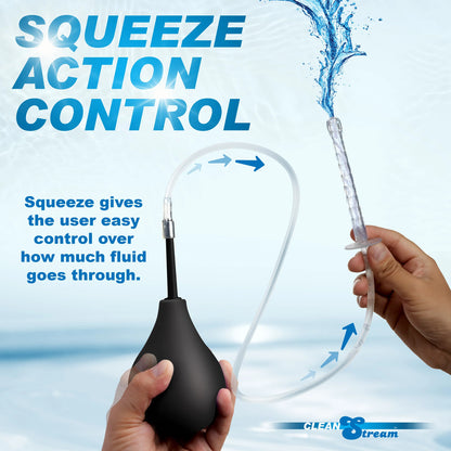Clean Stream Enema Bulb Kit with Flexible Nozzles and Travel Design
