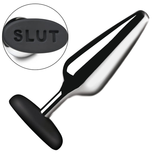 Master Series Silver Temperature Play Butt Plug