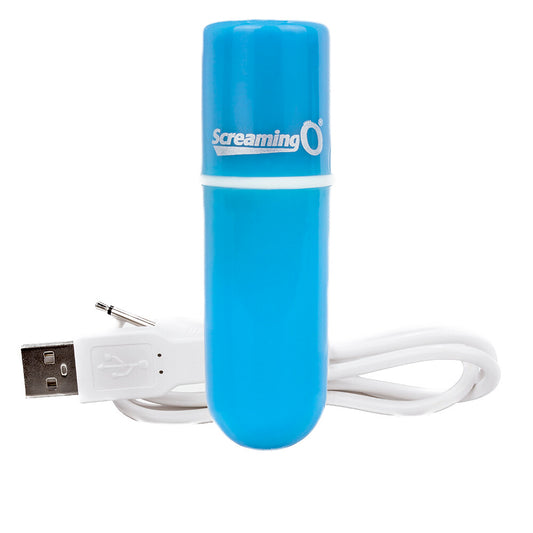 Screaming O Electric Blue Charged Vooom Bullet 10 Functions