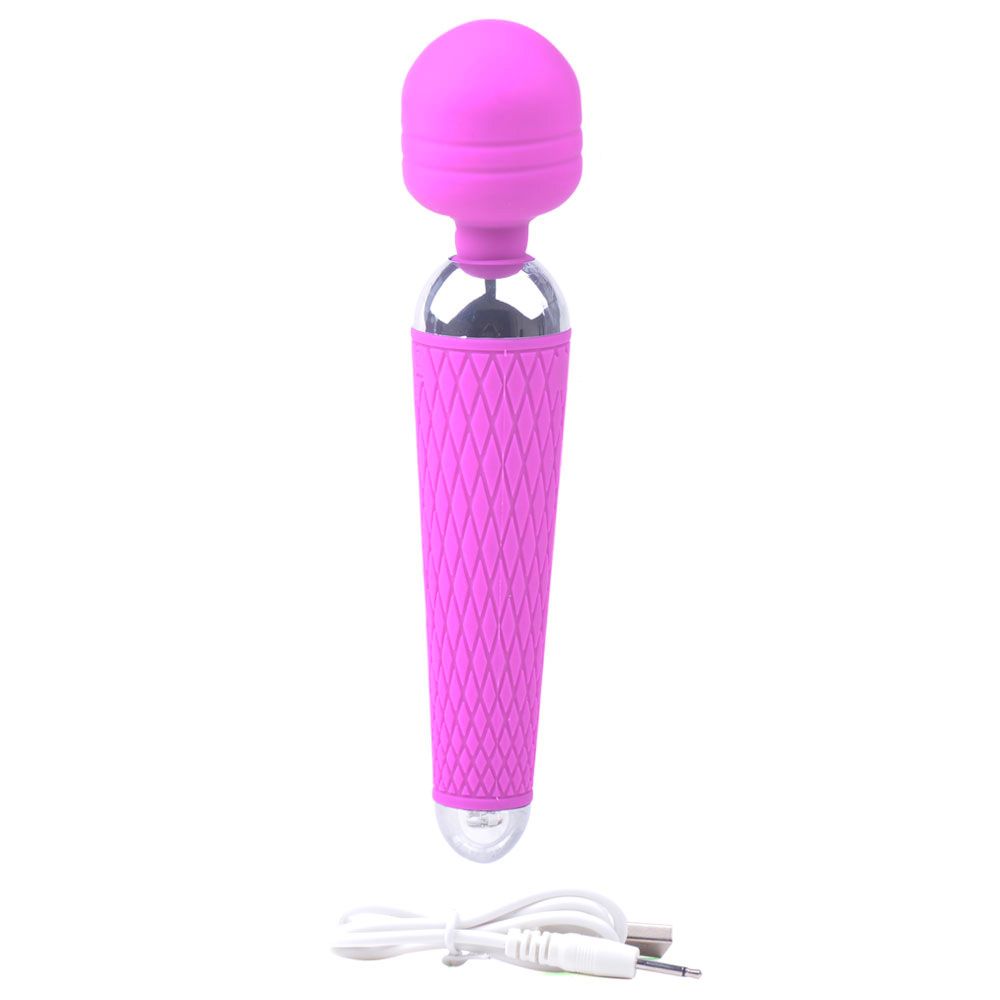 10-Speed Rechargeable Pink Magic Wand