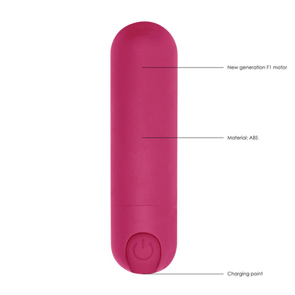 Shots Toys 10-Speed Pink Rechargeable Bullet Vibrator