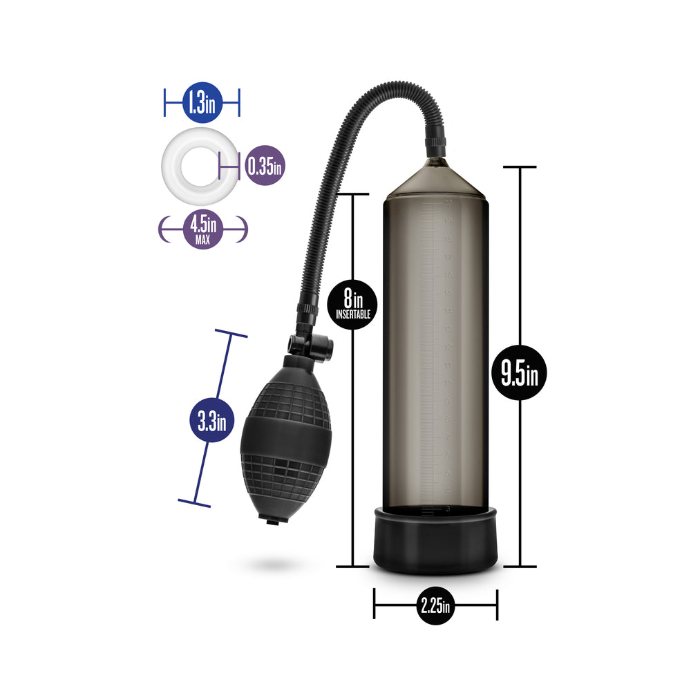 Performance VX101 Clear Male Enhancement Pump with Cock Ring