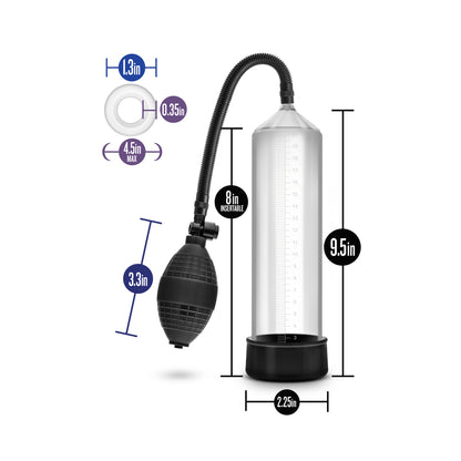 Performance VX101 Clear Male Enhancement Pump with Ring