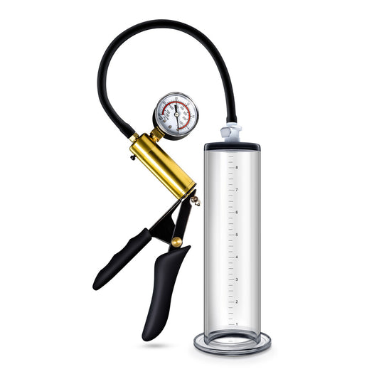 Performance VX6 Clear Vacuum Penis Pump with Gauge