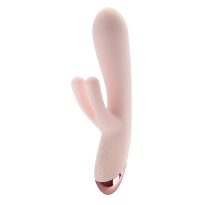 Blush Elora Pink Triple Stimulation Vibrator with RumbleTech