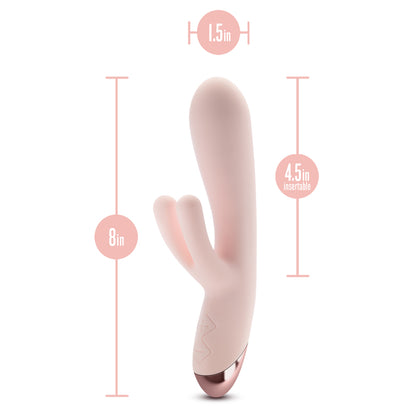 Blush Elora Pink Triple Stimulation Vibrator with RumbleTech