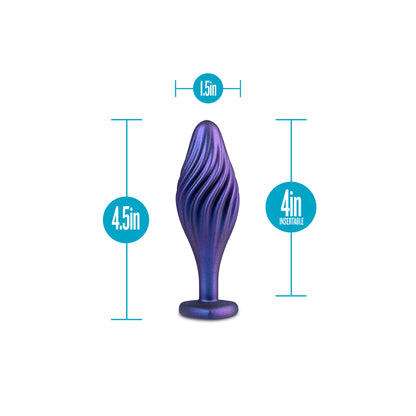 Blush Novelties Anal Adventures Matrix Swirling Bling Butt Plug Sizes