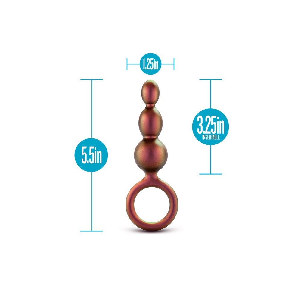 Blush Novelties Anal Adventures Matrix Beaded Loop Butt Plug SIzes