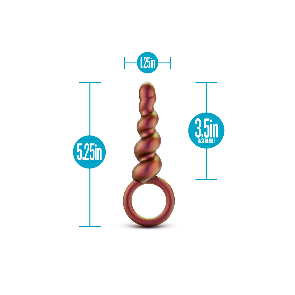 Blush Novelties Anal Adventures Matrix Spiral Loop Butt Plug Sizes